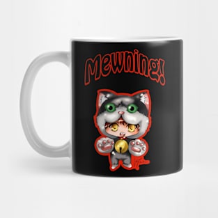 Cat Mewning Mug